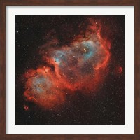 Framed IC 1848, the Soul Nebula