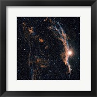 Framed Witch's Broom Nebula (NGC 6960), and part of the Veil Nebula