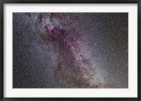 North America Nebula and dark Nebulae in Cygnus II Framed Print