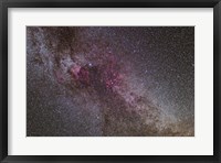 Framed North America Nebula and dark Nebulae in Cygnus I