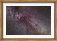 Framed North America Nebula and dark Nebulae in Cygnus I