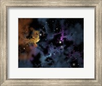 Framed Gaseous Nebula from which star formation may occur