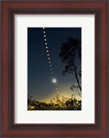 Framed Solar Eclipse composite, Queensland, Australia II