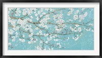 Framed April Breeze I Teal