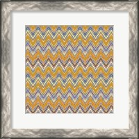 Framed Chevron Waves I