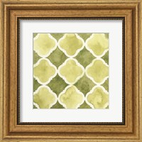 Framed Watercolor Tile IV