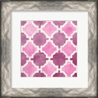 Framed Watercolor Tile V