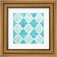 Framed Watercolor Tile VI