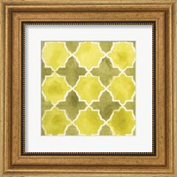 Framed Watercolor Tiles VIII