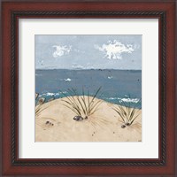 Framed Beach Scene Triptych III