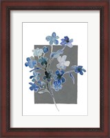 Framed Blue Bouquet I