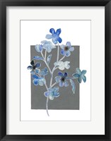 Blue Bouquet II Framed Print