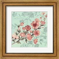 Framed Cherry Blossom Shadows I
