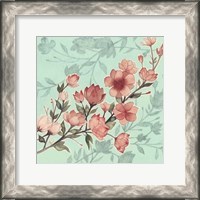 Framed Cherry Blossom Shadows I