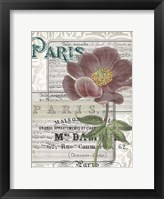 Framed Musical Paris I