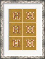 Framed Lucien's H 6-Up
