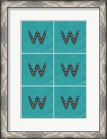 Framed Lucien's W 6-Up