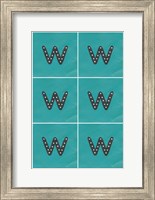 Framed Lucien's W 6-Up