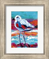 Framed Seaside Birds I