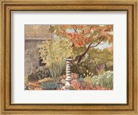 Framed Watercolor Garden I
