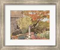 Framed Watercolor Garden I