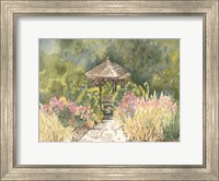 Framed Watercolor Garden IV
