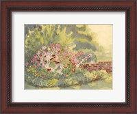 Framed Watercolor Garden V