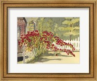 Framed Watercolor Garden VI