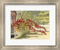 Framed Watercolor Garden VI