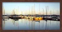 Framed Marina Sundown III