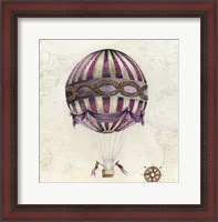 Framed Vintage Hot Air Balloons I