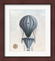 Framed Vintage Hot Air Balloons IV