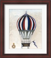 Framed Vintage Hot Air Balloons VI