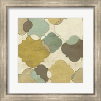 Framed Quatrefoil Overlay I