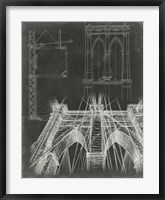 Iconic Blueprint IV Framed Print