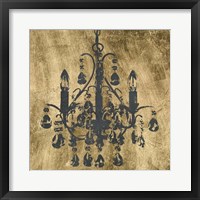 Framed Gilt Chandelier V