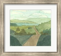 Framed Countryside Collage I