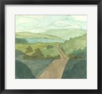 Countryside Collage I Framed Print
