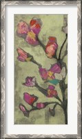 Framed Impasto Flowers I