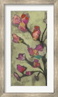 Framed Impasto Flowers I