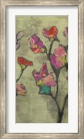 Framed Impasto Flowers II
