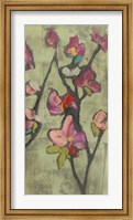 Framed Impasto Flowers III