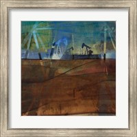 Framed Oil Rig Abstraction II