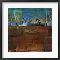 Framed Oil Rig Abstraction II