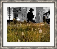 Framed Western Collage