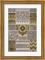 Framed Ornament in Gold & Silver II