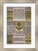 Framed Ornament in Gold & Silver II