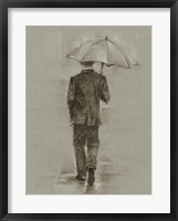 Rainy Day Rendezvous II Framed Print