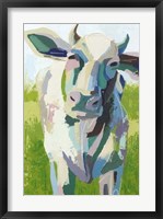 Framed Painterly Cow II