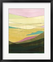 Pink Hills I Framed Print